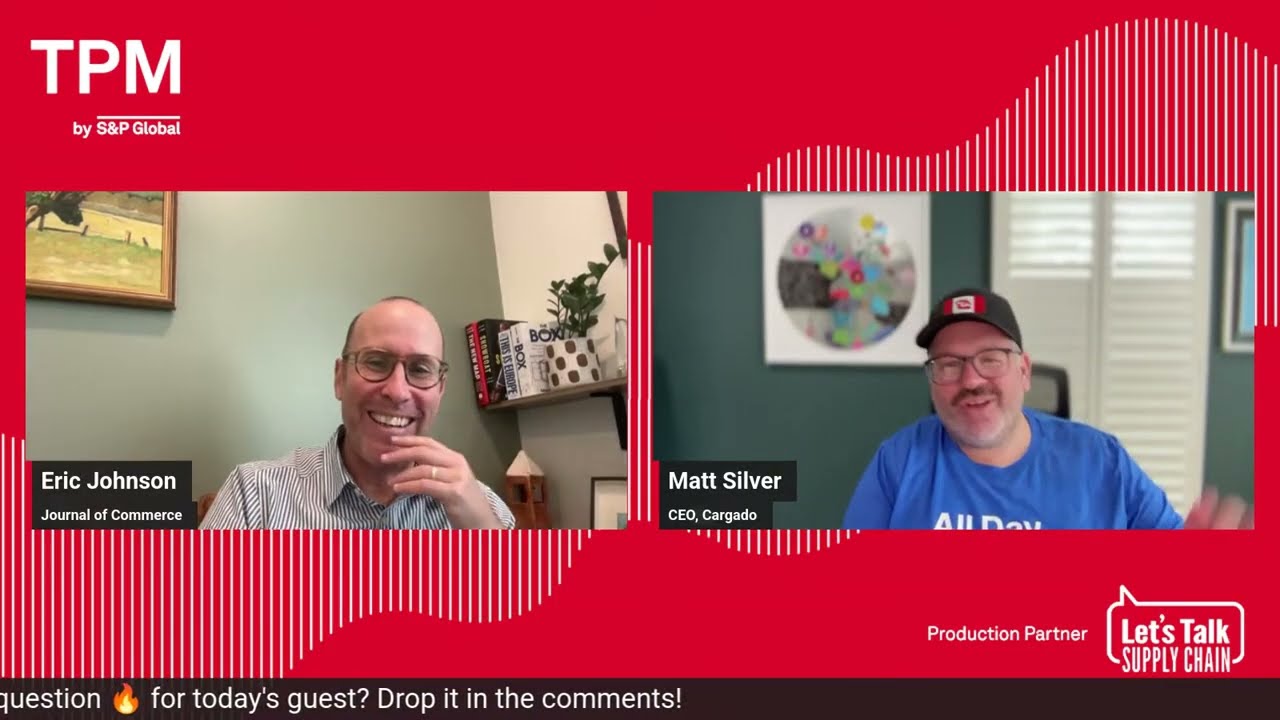 How will technology and trade policy transform cross-border freight transportation?

Join Eric Johnson on TPM TODAY, where he sat down with Matt Silver, CEO of Cargado, to delve into:

✅ How the rapid growth of cross-border trade is reshaping the U.S. freight market.
✅ The effects of U.S. trade policy on Mexico and Canada.
✅How technology is finally shining a light on one of the most opaque sectors of the supply chain.

Get a front row seat to see how cross-border freight transportation is being reimagined.

Follow Eric and Matt on LinkedIn:
https://www.linkedin.com/in/ejohnson3242/
https://www.linkedin.com/in/mattpsilver/