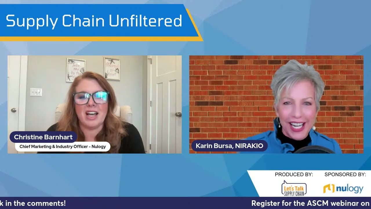 No way! Could it be?? ANOTHER new LTSC live show series launching this month?!

You heard that right! Get ready for Supply Chain Unfiltered 👊

Tune in to this NEW monthly series kicking off 👉 Wed. Feb 21st at 10AM ET / 3PM GMT

Join your unfiltered host Christine Barnhart on the third Wednesday of the month for 30 mins of candid conversations with innovators and thought leaders about the challenges that supply chain professionals face (which at this point we know is many 😉). 

And if you know Christine, you know she isn’t afraid to tell it like it is.

This first episode she’ll be joined by Karin Bursa, CEO of NIRAKIO, and they’ll be breaking down the hard hitting questions like:

🤔 Will we be perpetually playing catch-up in an industry that moves the goal post faster than we can manage? 

🤔 Is it possible to avoid the ERP trap in order to implement the systems that businesses need to function in a collaborative supply chain ecosystem?

🤔 What can organizations do to lay the groundwork for more interconnected, interoperable supply chain networks?

Follow Christine and Karin on LinkedIn:
https://www.linkedin.com/in/cmbarnhart/
https://www.linkedin.com/in/karinbursa/