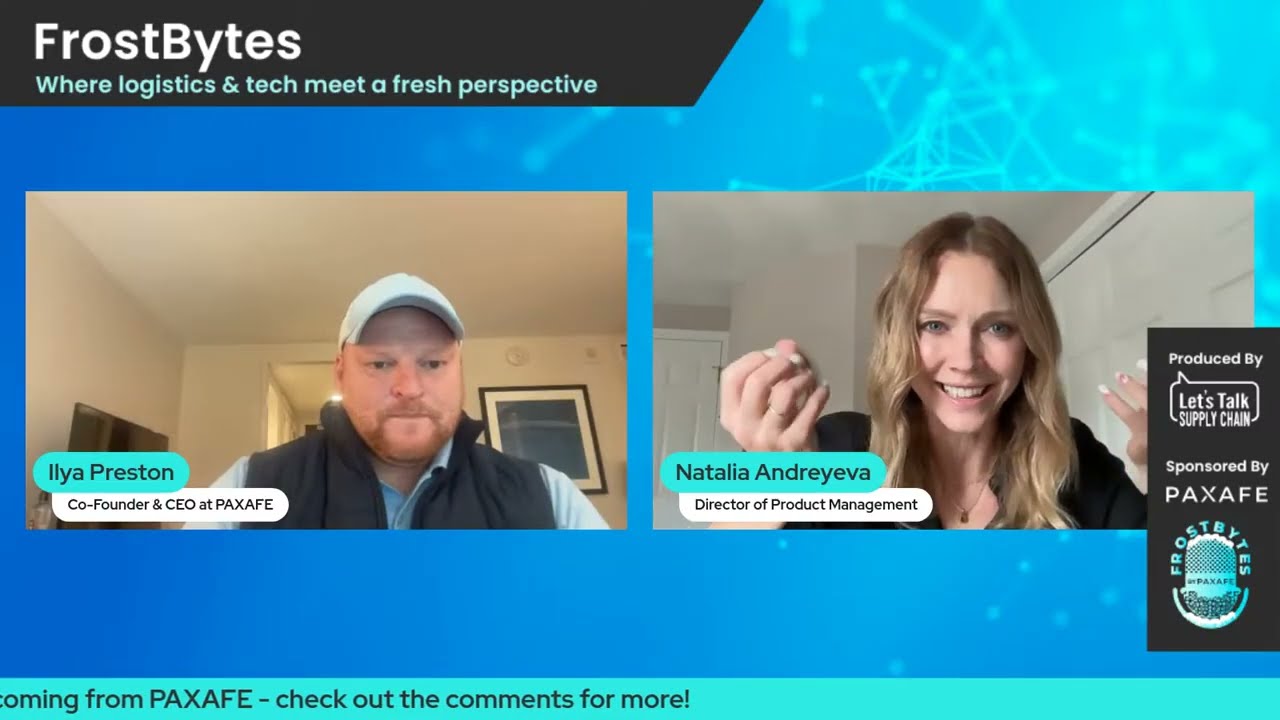 In this episode of Frostbytes, we sit down with Natalia Andreyeva — a former leader at Carrier Corporation and seasoned supply chain strategist — to unpack what the logistics world gets wrong, and how shippers can take back control.

🎙️ We cover:
● Why traditional methods leave shippers in the dark
● The real-world disconnect between carriers and product owners
● How bad data and outdated tools fuel blind trust in vendor claims
● Natalia’s candid take on what she wishes shippers understood
● The future of supply chain visibility from someone who’s been on both sides

Follow Ilya and Natalia on LinkedIn:
https://www.linkedin.com/in/ilyapreston/
https://www.linkedin.com/in/nataliaandreyeva/