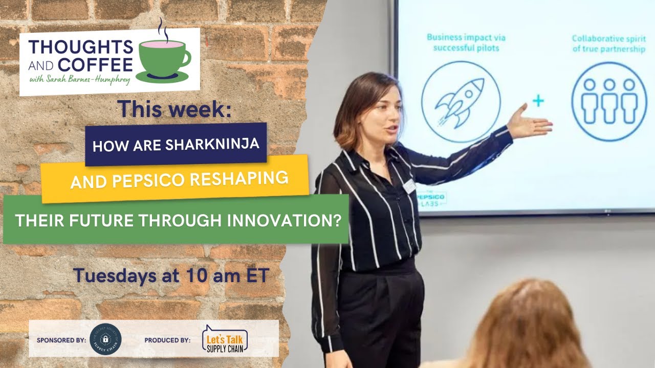 How are SharkNinja and PepsiCo reshaping their future through innovation?

Tune in to this episode of Thoughts and Coffee, hosted by Sarah Barnes-Humphrey and featuring Anna Farberov, general manager of PepsiCo Labs.

We dove into:

✅ How SharkNinja is rethinking global sourcing 

✅ Why PepsiCo's Innovation Lab is the model for scaling startup partnerships

✅ What your company can learn from their supply chain reinvention

👉 Missed it LIVE? Check out the replay! 

hashtag#SmartSourcing hashtag#Innovation hashtag#SupplyChain