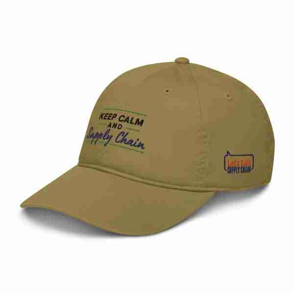 Keep Calm Supply Chain Baseball Hat - Organic - Image 4