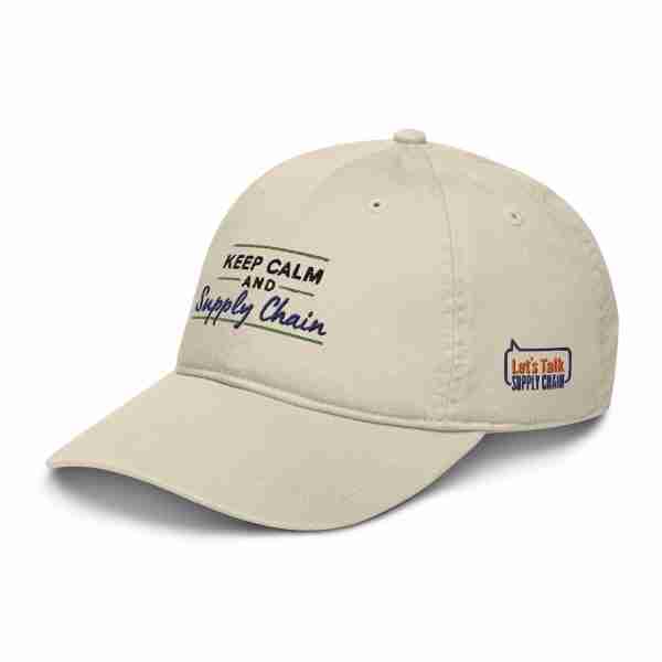 Keep Calm Supply Chain Baseball Hat - Organic - Image 6