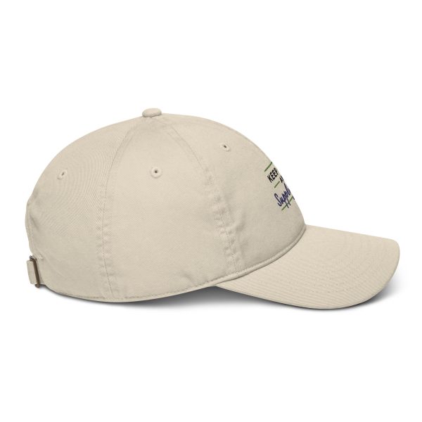 Keep Calm Supply Chain Baseball Hat - Organic - Image 11