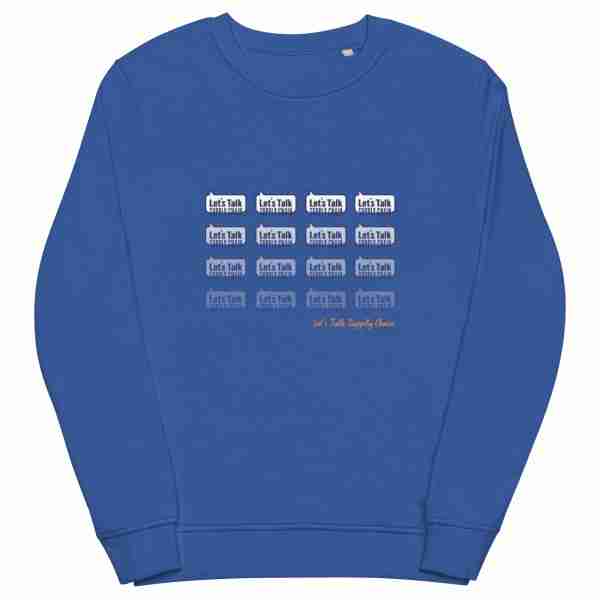 Supply Chain Sweatshirt - Organic, Unisex and Recycled - Image 2