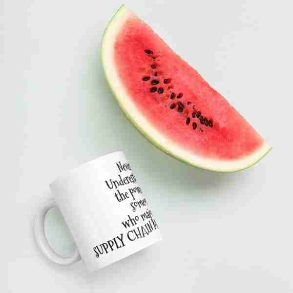 Never Underestimate Those of Us In Supply Chain!- Coffee Mug - Image 3