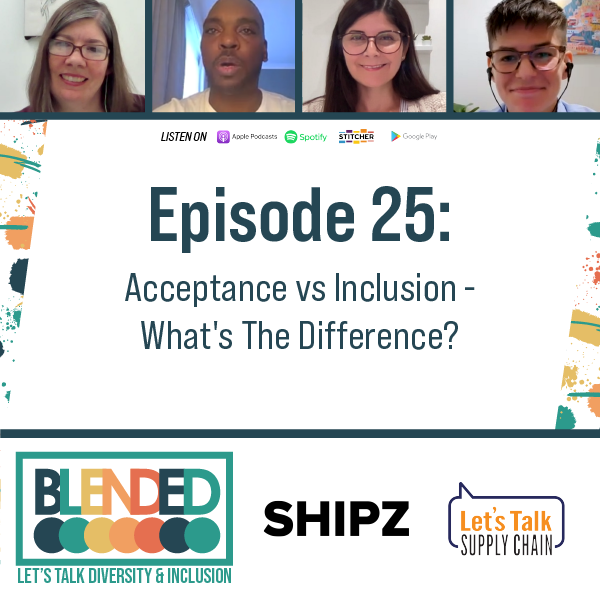 The panel on Blended talks acceptance vs inclusion.