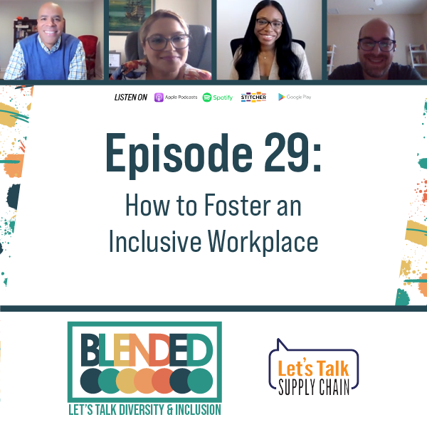 A group shares their thoughts on an inclusive workplace with Sarah Barnes-Humphrey.